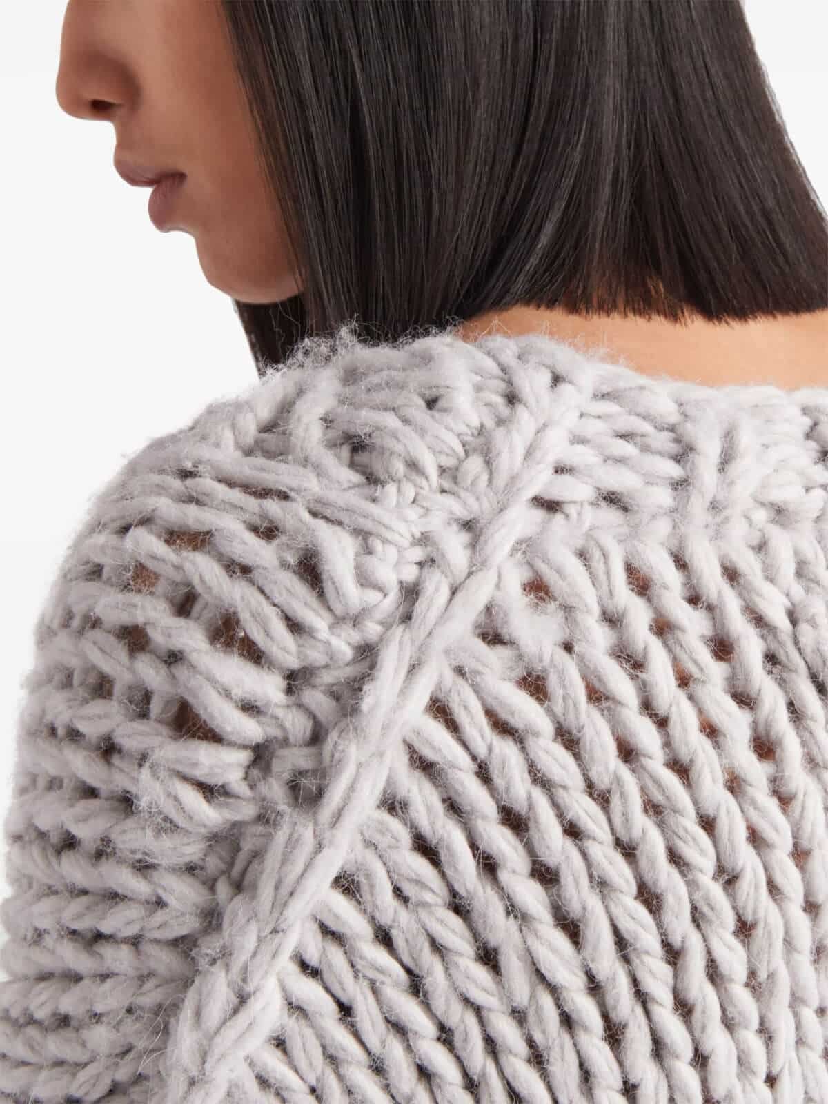 Knit Button-Up Cardigan - Image 5