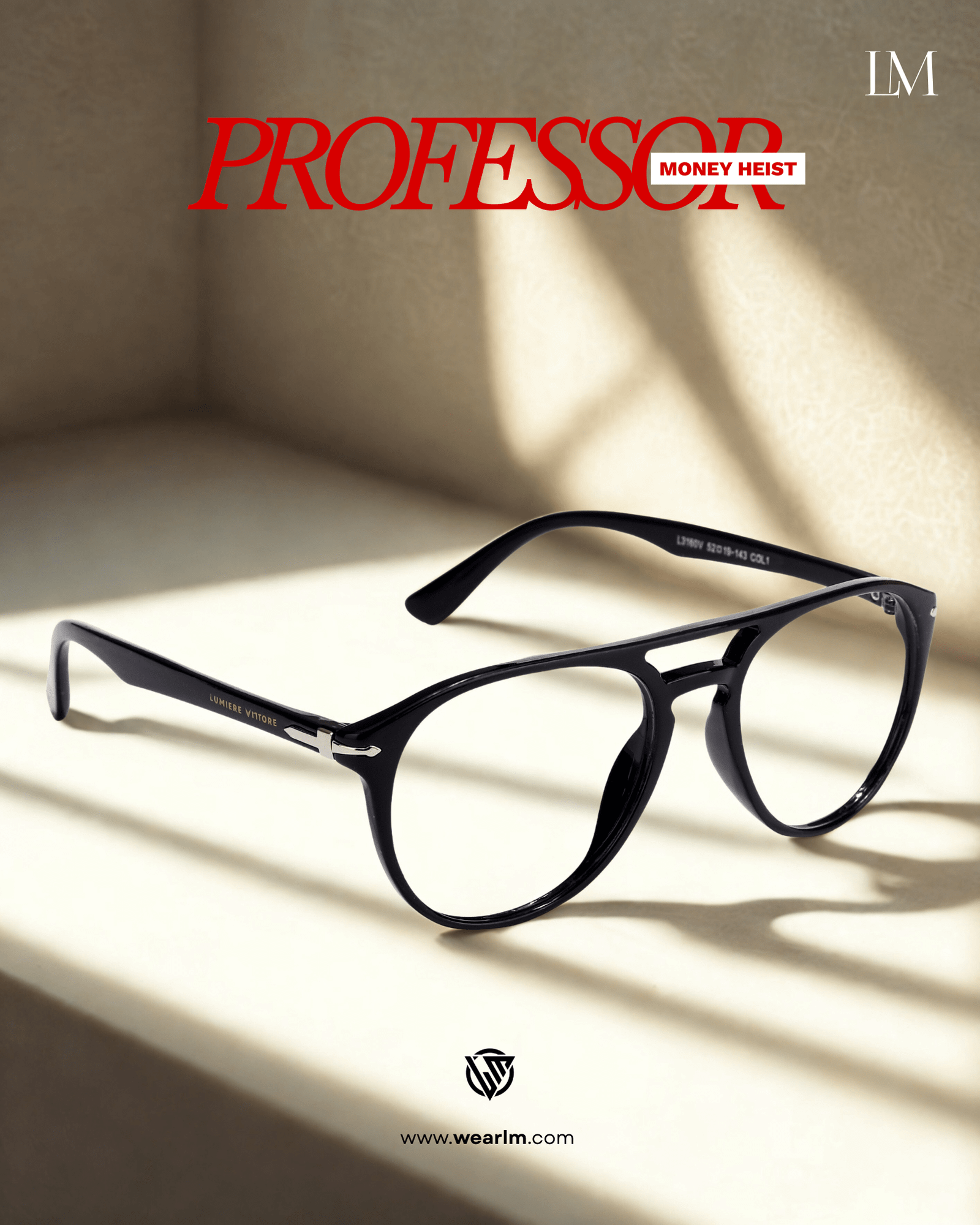 Money Heist Professor Glasses