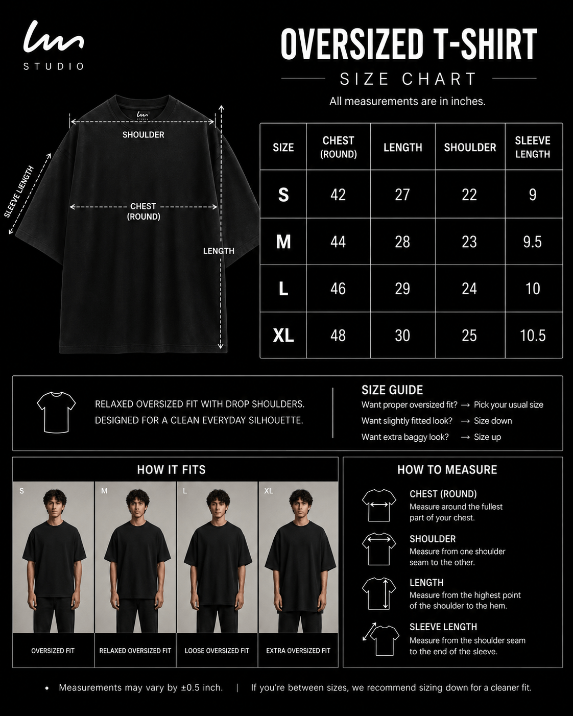 LM Oversized T-Shirt (OTS02) - Image 6